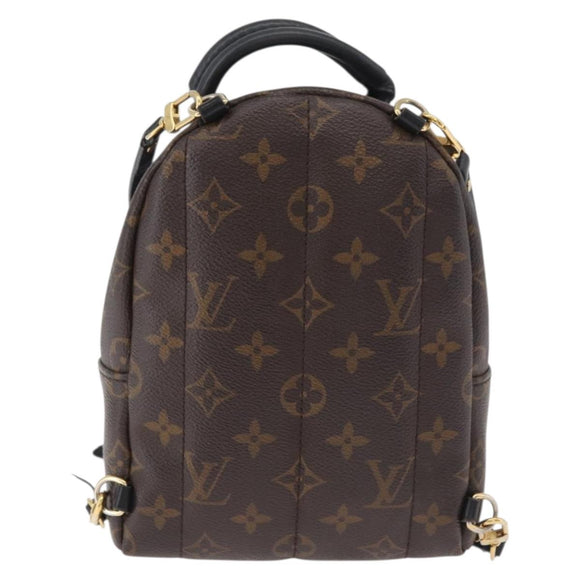LOUIS VUITTON Monogram Palm Springs MINI Backpack M44873 LV Auth 182309