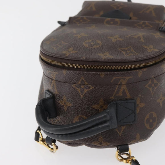 LOUIS VUITTON Monogram Palm Springs MINI Backpack M44873 LV Auth 182309