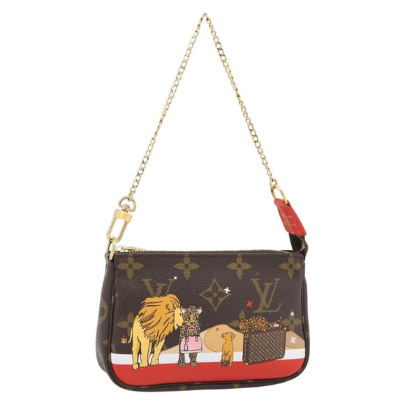 LOUIS VUITTON Monogram Mini Pochette Accessoires Pouch M63830 LV Auth 182310SAM