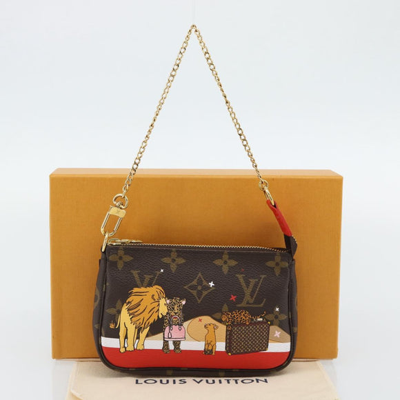 LOUIS VUITTON Monogram Mini Pochette Accessoires Pouch M63830 LV Auth 182310SAM