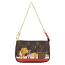 LOUIS VUITTON Monogram Mini Pochette Accessoires Pouch M63830 LV Auth 182310SAM-13