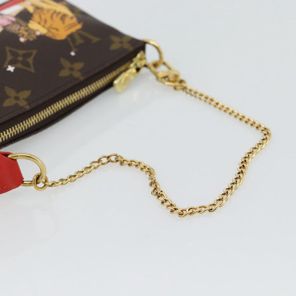 LOUIS VUITTON Monogram Mini Pochette Accessoires Pouch M63830 LV Auth 182310SAM