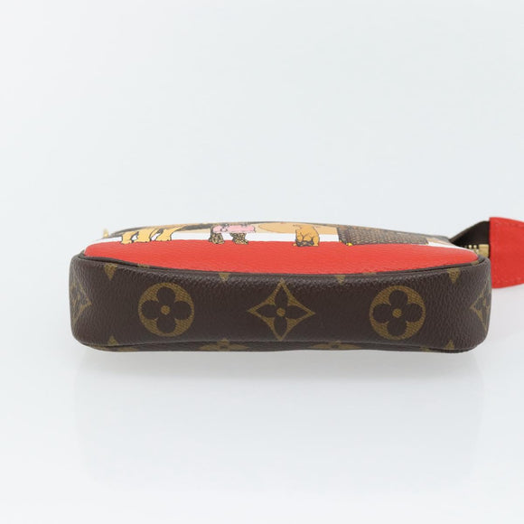 LOUIS VUITTON Monogram Mini Pochette Accessoires Pouch M63830 LV Auth 182310SAM