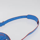 LOUIS VUITTON Monogram Glow Danube Shoulder Bag Blue Red M14685 LV Auth 182313SM-15