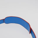 LOUIS VUITTON Monogram Glow Danube Shoulder Bag Blue Red M14685 LV Auth 182313SM-16