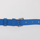 LOUIS VUITTON Monogram Glow Danube Shoulder Bag Blue Red M14685 LV Auth 182313SM-9