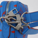 LOUIS VUITTON Monogram Glow Danube Shoulder Bag Blue Red M14685 LV Auth 182313SM-21