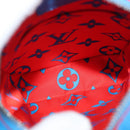LOUIS VUITTON Monogram Glow Danube Shoulder Bag Blue Red M14685 LV Auth 182313SM-11