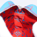 LOUIS VUITTON Monogram Glow Danube Shoulder Bag Blue Red M14685 LV Auth 182313SM-22