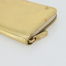LOUIS VUITTON Zippy Wallet Lange Portemonnee Suhari Goud M95569 LV Auth 182314A-10