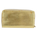 LOUIS VUITTON Zippy Wallet Lange Portemonnee Suhari Goud M95569 LV Auth 182314A-3