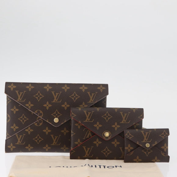 LOUIS VUITTON Monogram Clutch Bag Pochette Kirigami Pouch M62034 LV Auth 182316M