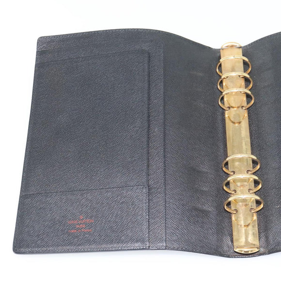 LOUIS VUITTON Epi Agenda GM Day Planner Omslag Zwart R20212 LV Auth 182317V