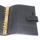 LOUIS VUITTON Epi Agenda GM Day Planner Omslag Zwart R20212 LV Auth 182317V-19