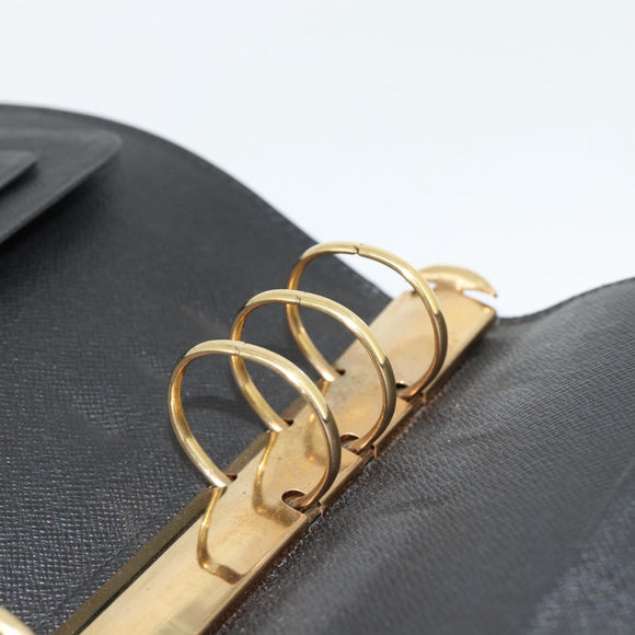 LOUIS VUITTON Epi Agenda GM Day Planner Omslag Zwart R20212 LV Auth 182317V