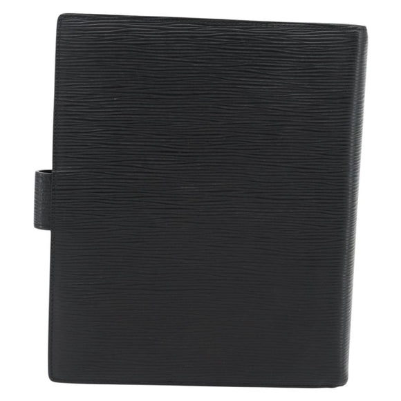 LOUIS VUITTON Epi Agenda GM Day Planner Omslag Zwart R20212 LV Auth 182317V