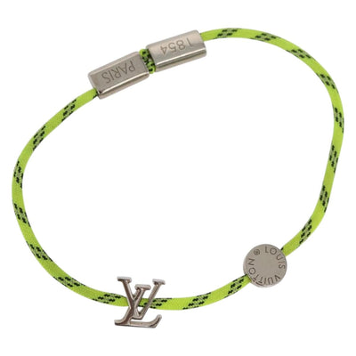 LOUIS VUITTON LV Fluo Bracelet metal Yellow Silver MP2143 LV Auth 182320V