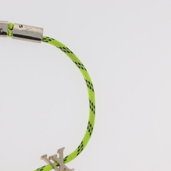 LOUIS VUITTON LV Fluo Bracelet metal Yellow Silver MP2143 LV Auth 182320V