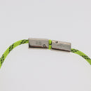 LOUIS VUITTON LV Fluo Bracelet metal Yellow Silver MP2143 LV Auth 182320V-11