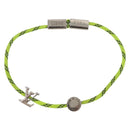 LOUIS VUITTON LV Fluo Bracelet metal Yellow Silver MP2143 LV Auth 182320V-2