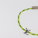 LOUIS VUITTON LV Fluo Bracelet metal Yellow Silver MP2143 LV Auth 182320V-4