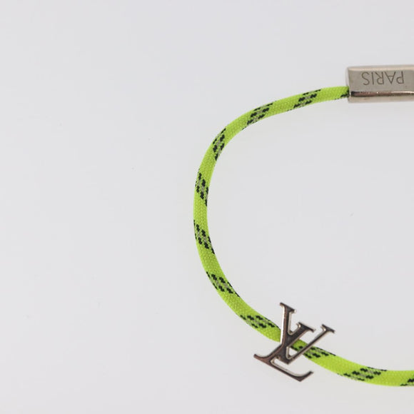 LOUIS VUITTON LV Fluo Bracelet metal Yellow Silver MP2143 LV Auth 182320V