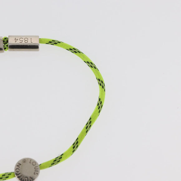 LOUIS VUITTON LV Fluo Bracelet metal Yellow Silver MP2143 LV Auth 182320V
