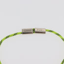 LOUIS VUITTON LV Fluo Bracelet metal Yellow Silver MP2143 LV Auth 182320V-6
