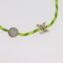 LOUIS VUITTON LV Fluo Bracelet metal Yellow Silver MP2143 LV Auth 182320V-8