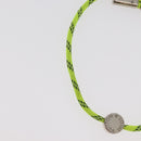 LOUIS VUITTON LV Fluo Bracelet metal Yellow Silver MP2143 LV Auth 182320V-9