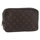 LOUIS VUITTON Monogram Trousse Toilette 23 Clutch Bag M47524 LV Auth 182321-1