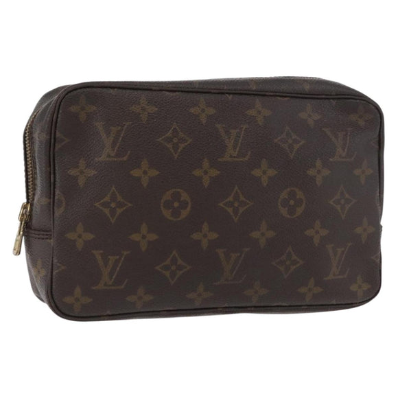 LOUIS VUITTON Monogram Trousse Toilette 23 Clutch Bag M47524 LV Auth 182321