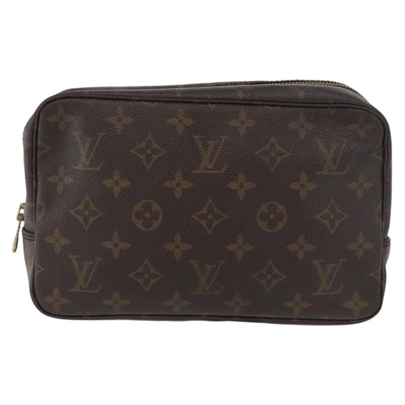 LOUIS VUITTON Monogram Trousse Toilette 23 Clutch Bag M47524 LV Auth 182321