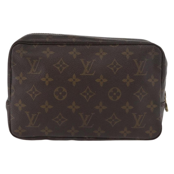 LOUIS VUITTON Monogram Trousse Toilette 23 Clutch Bag M47524 LV Auth 182321