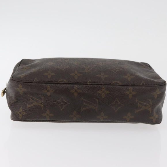 LOUIS VUITTON Monogram Trousse Toilette 23 Clutch Bag M47524 LV Auth 182321