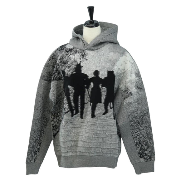 LOUIS VUITTON Wizard of Oz Kapuzenpullover Baumwolle S Grau LV Auth 182322SM