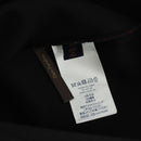 LOUIS VUITTON Poppys Hoodie Virgil Abloh Velor XS Black Red LV Auth 182323SM-11