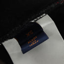 LOUIS VUITTON Poppys Hoodie Virgil Abloh Velor XS Black Red LV Auth 182323SM-13