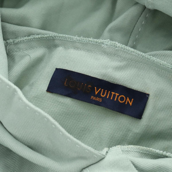 LOUIS VUITTON Hoody Cotton M Green LV Auth 182325SAM