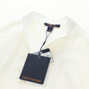 LOUIS VUITTON Langarmhemd Baumwolle 34 Weiß LV Auth 182326M-13