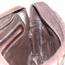 FENDI Zucca Canvas Umhängetasche Schwarz Braun Auth 182351-20