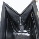 GUCCI Hand Bag Leather Black Silver 000 2046 0300 Auth 182352-18