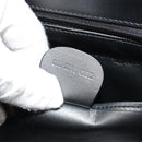 GUCCI Hand Bag Leather Black Silver 000 2046 0300 Auth 182352-22