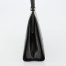 GUCCI Hand Bag Leather Black Silver 000 2046 0300 Auth 182352-4