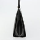 GUCCI Hand Bag Leather Black Silver 000 2046 0300 Auth 182352-5