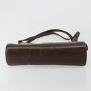 GUCCI GG Supreme Schoudertas PVC Beige Goud Auth 182353-11
