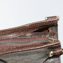 GUCCI GG Supreme Schoudertas PVC Beige Goud Auth 182353-20
