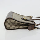GUCCI GG Supreme Schoudertas PVC Beige Goud Auth 182353-4