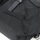 PRADA Backpack Nylon Black Silver Auth 182355-12