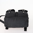 PRADA Backpack Nylon Black Silver Auth 182356-5
